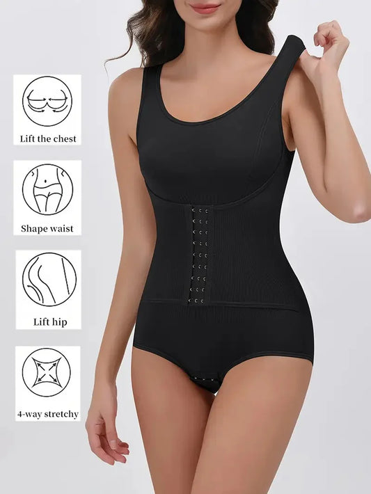 Women's Double-Layer High-Waisted Seamless Bodysuit